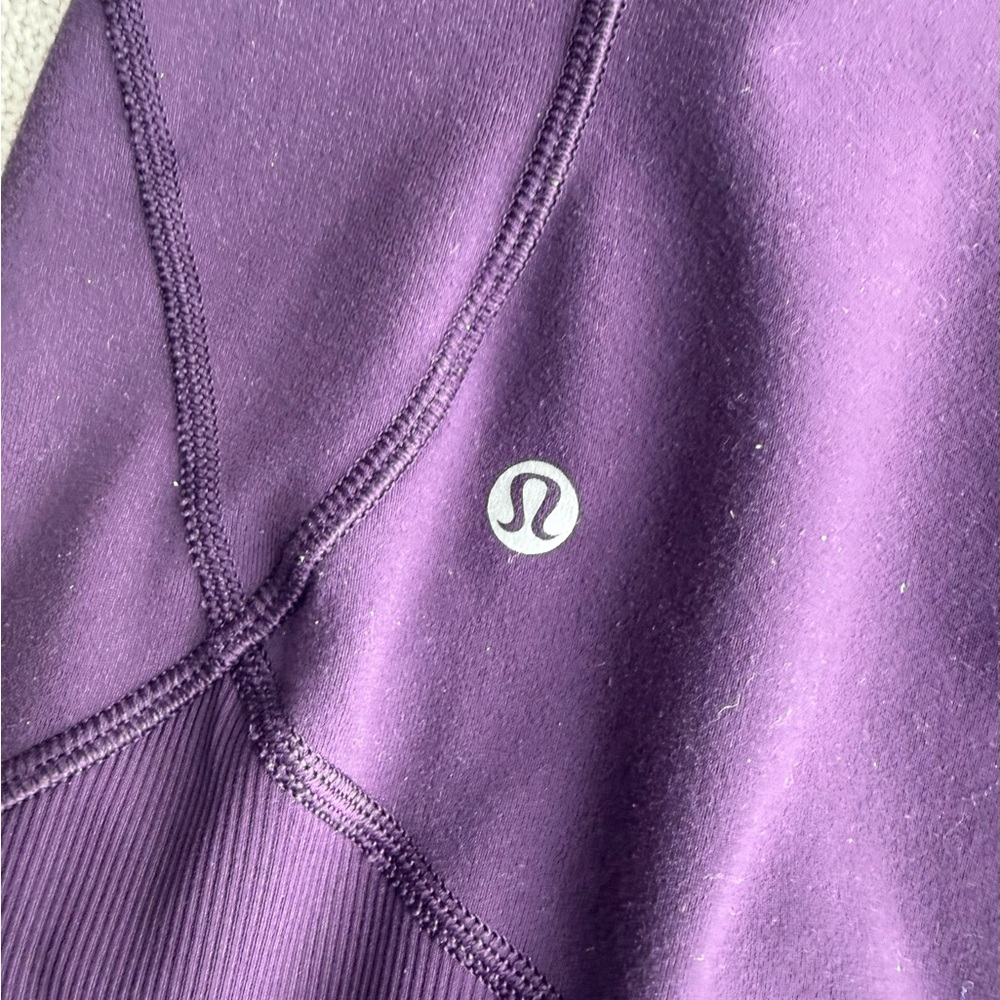 Women's Lululemon Purple Hooded Zip Up - Picture 7 of 10